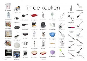 in de keuken plaat